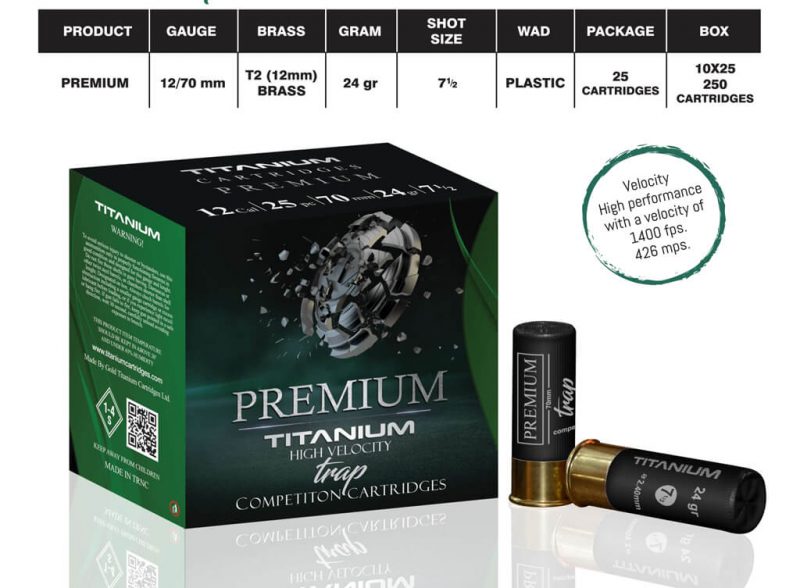 Gold Titanium Cartridges Premium Trap